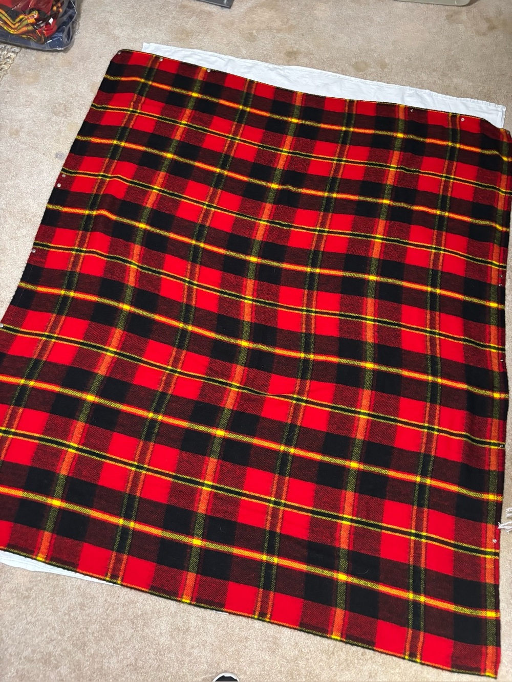 Wool Blanket with Fancy Snaps